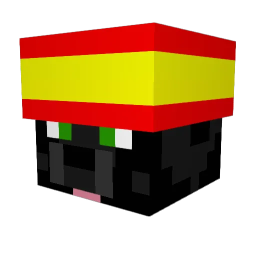 LeozPM Minecraft avatar head, 3D render