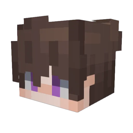 LeozinSmt Minecraft avatar head, 3D render