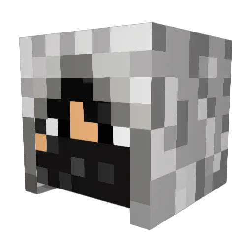 Leozor Minecraft avatar head, 3D render