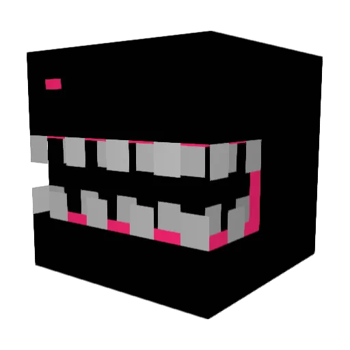Lepax_000 Minecraft avatar head, 3D render