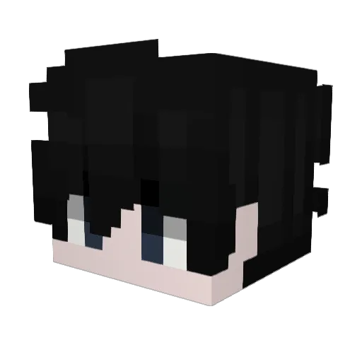 LepixMo Minecraft avatar head, 3D render