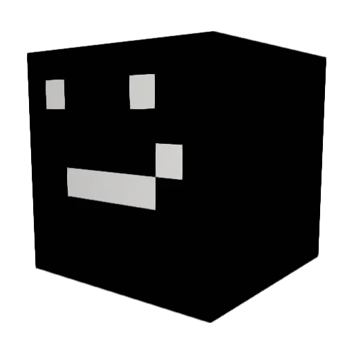 Lepped Minecraft avatar head, 3D render
