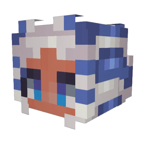 LepraYawn Minecraft avatar head, 3D render