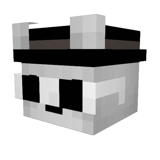 LeqendKai Minecraft avatar head, 3D render