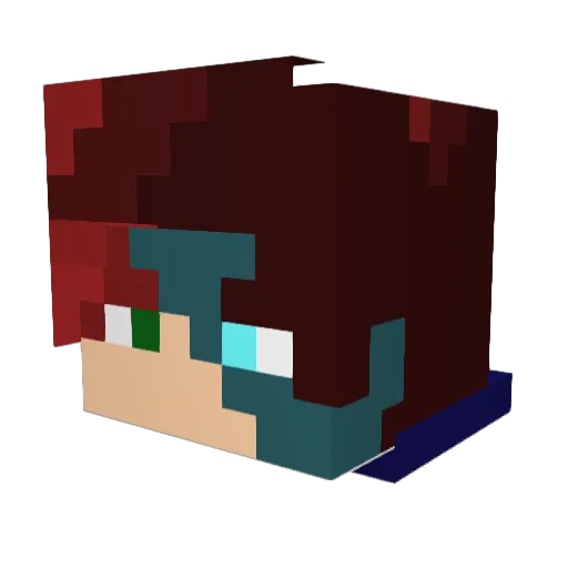 Leran__ Minecraft avatar head, 3D render