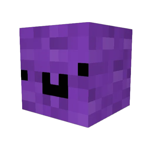 Lerasfuture Minecraft avatar head, 3D render