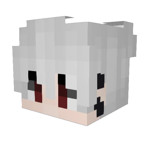 LereXz Minecraft avatar head, 3D render