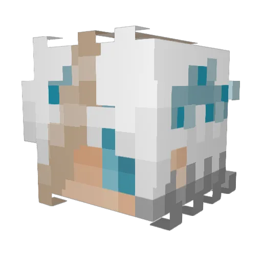 Lerean_Cs Minecraft avatar head, 3D render