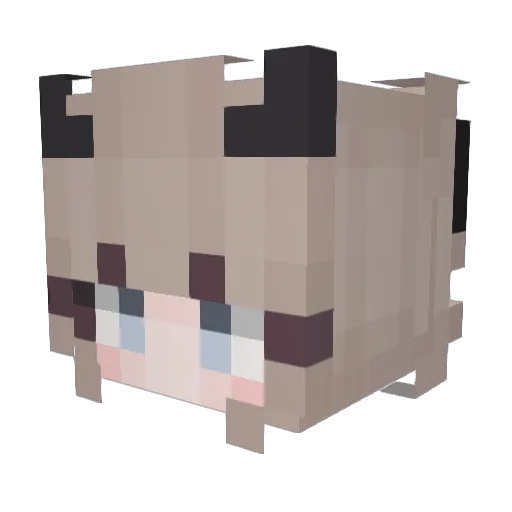 Leriel_Moratos Minecraft avatar head, 3D render