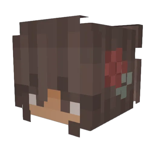 Lerin_n8 Minecraft avatar head, 3D render