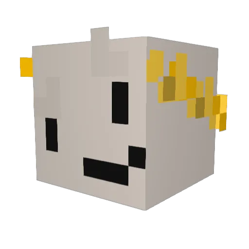 LerioTripple Minecraft avatar head, 3D render