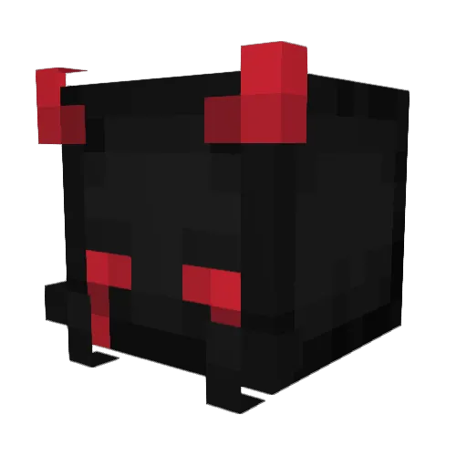 Lerkimaru Minecraft avatar head, 3D render