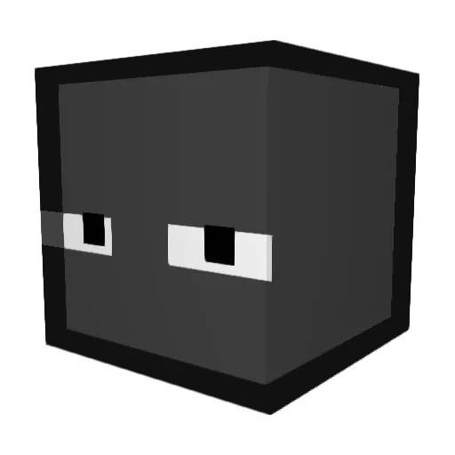 LermMax Minecraft avatar head, 3D render