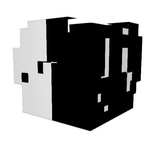 Lerni322 Minecraft avatar head, 3D render