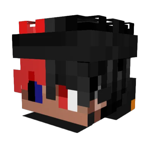 Leron_YT Minecraft avatar head, 3D render