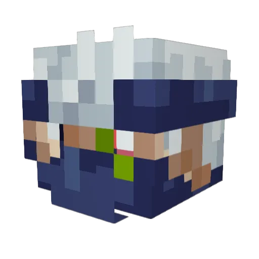 LeroyTSL Minecraft avatar head, 3D render