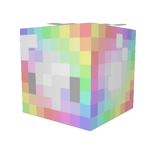Leroyce Minecraft avatar head, 3D render