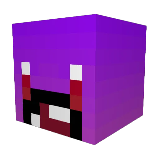 Lerpy_23 Minecraft avatar head, 3D render