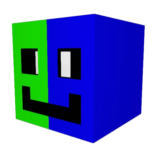 Leshik228 Minecraft avatar head, 3D render