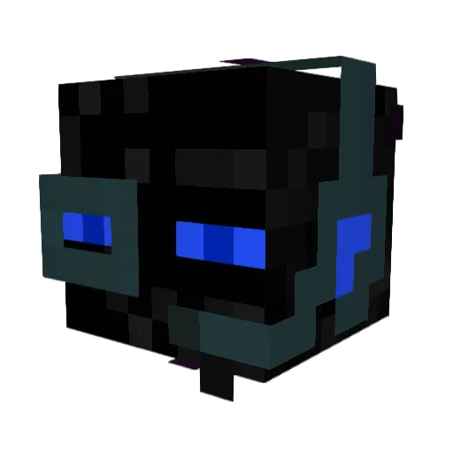 Lesional8 Minecraft avatar head, 3D render