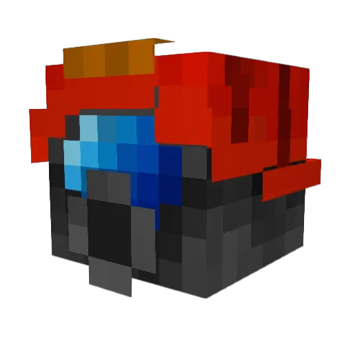 Leskaravin Minecraft avatar head, 3D render