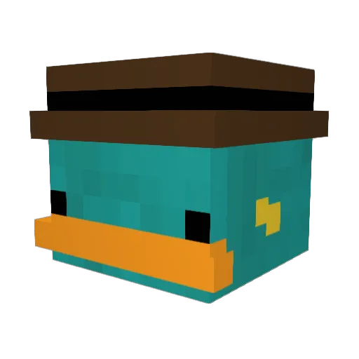Lesko06 Minecraft avatar head, 3D render