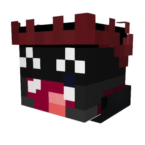 Less590s Minecraft avatar head, 3D render