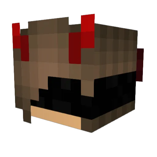 LetMeLoveYah Minecraft avatar head, 3D render