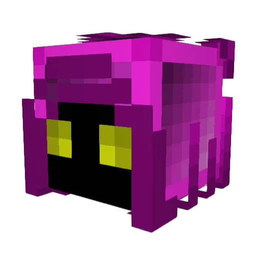 LethalDisaster Minecraft avatar head, 3D render