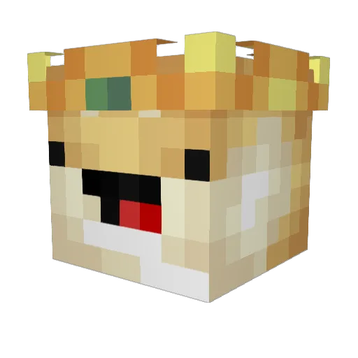 LethalKill Minecraft avatar head, 3D render