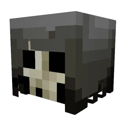 LethalShreder Minecraft avatar head, 3D render