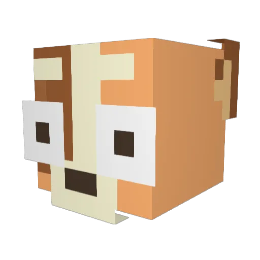 Lethal_kaler Minecraft avatar head, 3D render