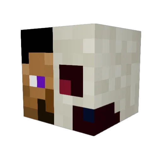 Lethalweapon101 Minecraft avatar head, 3D render