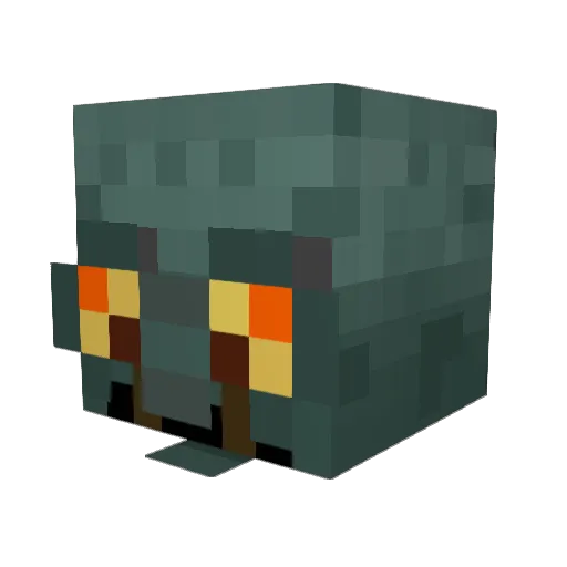 Letham_ Minecraft avatar head, 3D render