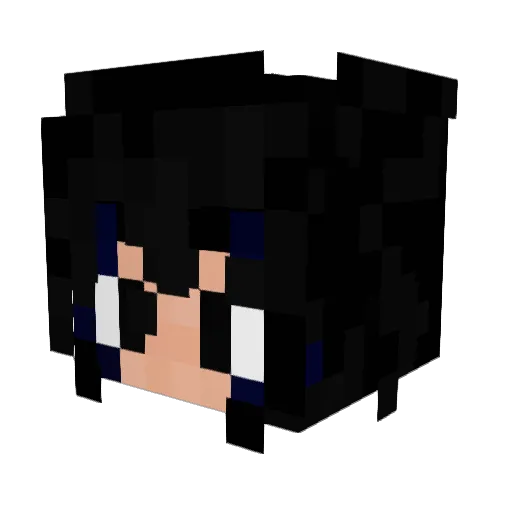 Lethargy Minecraft avatar head, 3D render
