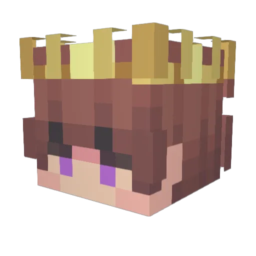 Lethh_ Minecraft avatar head, 3D render