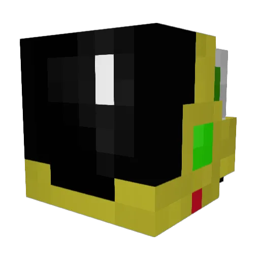 Leto_daTurtle Minecraft avatar head, 3D render