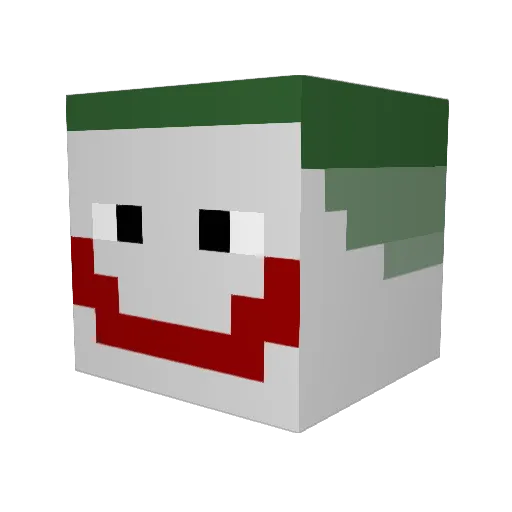 Letocii Minecraft avatar head, 3D render