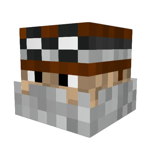 LetsJack Minecraft avatar head, 3D render