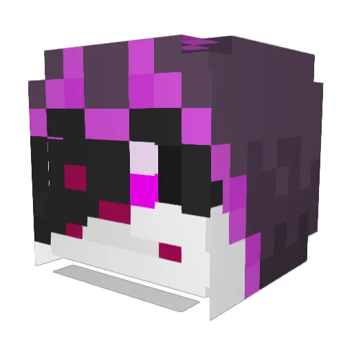 LetsSweZy Minecraft avatar head, 3D render