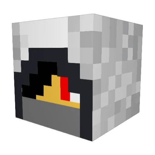 LetsVime Minecraft avatar head, 3D render
