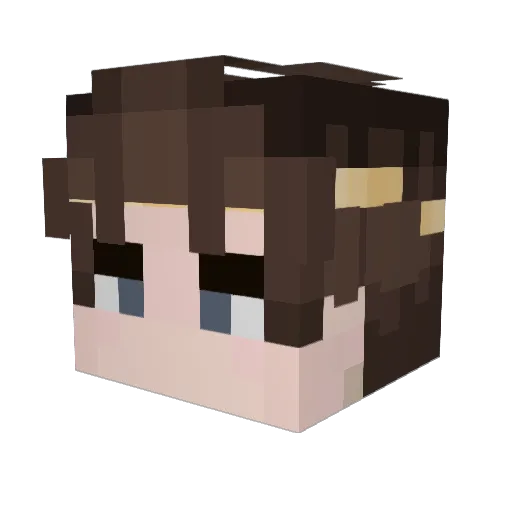 Lets_Karl Minecraft avatar head, 3D render