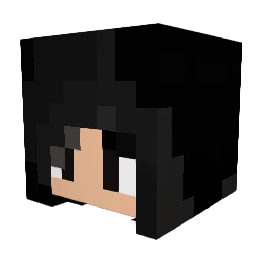 Letty_Smile Minecraft avatar head, 3D render