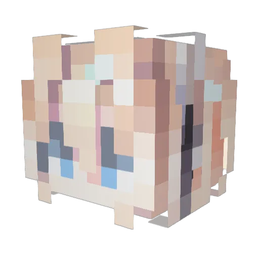 Letty__suki Minecraft avatar head, 3D render