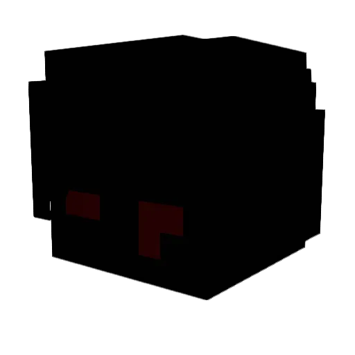 Letueur6 Minecraft avatar head, 3D render