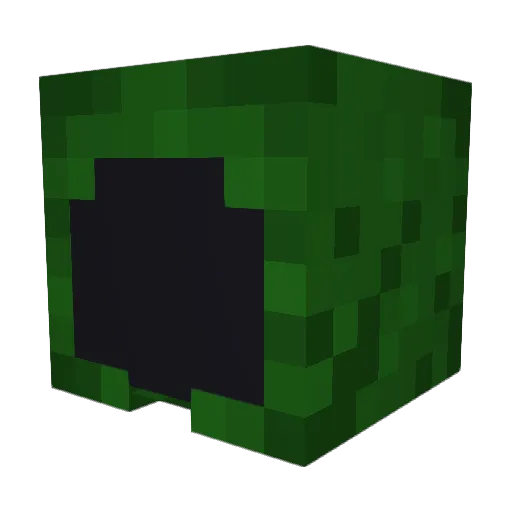 Letunerz Minecraft avatar head, 3D render