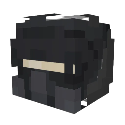 LetusgoIron Minecraft avatar head, 3D render
