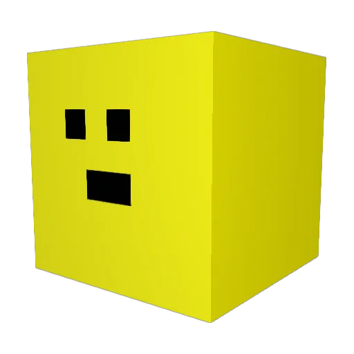 LetzteRundePapa Minecraft avatar head, 3D render