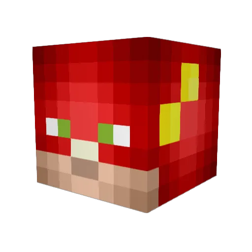 Leumas1123 Minecraft avatar head, 3D render