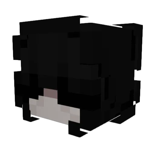 Leurn Minecraft avatar head, 3D render
